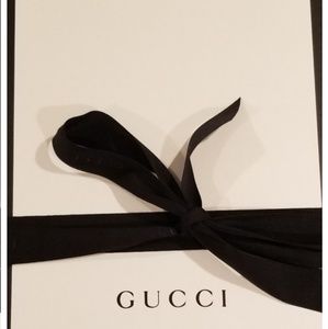 GUCCI Box and Ribbon (empty)